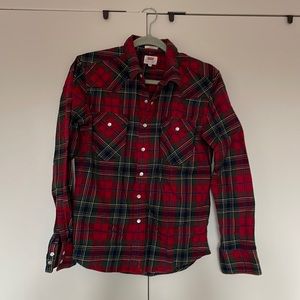 Levi’s red flannel shirt